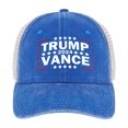 thumbnail image 1 of Electoral Trump Béisbol Malla Hueca Ajustable (azul), 1 of 9