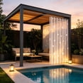 thumbnail image 6 of WDOBM Window Curtains, Privacy Curtains, No Drill Portable Waterproof Mosquito Net Outdoor Folding Curtain, Sheer Curtains, Light Filtering Curtains for Patio Curtains, 6 of 9