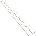 thumbnail image 6 of Ekena Millwork 47"H x 3/8"T Midland PVC Adjustable Decorative Slat Wall Panel Kit, Unfinished (contains 29 Slats + 1 Straight Edge Starter Slat), 6 of 15