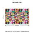 thumbnail image 4 of Placemats Set Of 4 / 6, Colourful Cartoon Owls Placemats For Dining Table Indoor/Outdoors Heat Resistant Washable Placemats 18" X 12", 4 of 8