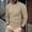 Khaki, variant on POROPL Mens Sweatshirts Crewneck Long Sleeve Sweatshirts Plain Pullover Tops Casual Fall Outfits