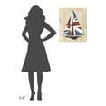 thumbnail image 4 of Global Gallery Avery Tillmon 'British Flag Sailboat' Canvas Wall Art, 4 of 4