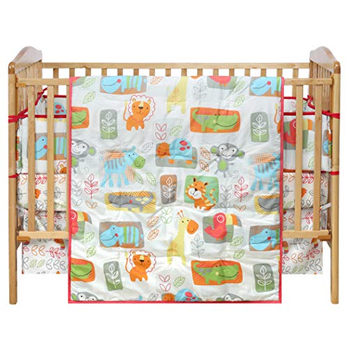 crib sheet and bumper set