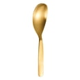 thumbnail image 2 of Safeglitz 304 Stainless Steel Korean Rice Spoon - Gold or Silver Finish Dessert Spoon, Heavy Duty Long Handle Soup Spoons for Home and Cereal Family, MealsRustproof Tablewar, 2 of 9