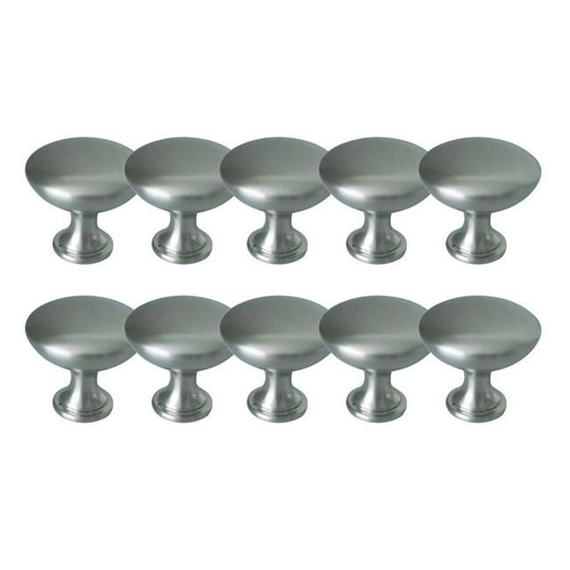 Design House 182220 Bouton de Milieu de Ville & 44; Nickel Satiné - Pack de 10
