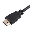 thumbnail image 2 of HDMI macho a HDMI tipo A adaptador hembra Cable de extensión convertidor con orificio para tornillo 30cm, 2 of 5