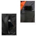 thumbnail image 7 of Milwaukee Leather MLM3517 Men's Black Premium Leather Classic V-Neck Side Lace Motorcycle Rider Vest 3X-Large, 7 of 7