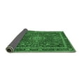 thumbnail image 2 of Ahgly Company Indoor Rectangle Medallion Emerald Green Traditional Area Rugs, 2' x 5', 2 of 4