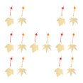 thumbnail image 4 of 14pcs Christmas Leaves Ornament Hanging Maple Leaves for Christmas Tree, 4 of 7