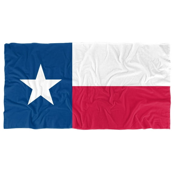 Texas Flag Beach Towel, 30"x60" Beach Towel