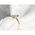 thumbnail image 4 of 14K Yellow Gold Plated Lab-Created Diamond 2Ct Radiant Cut Women Engagement Ring 925 Sterling Silver, 4 of 5