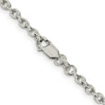 thumbnail image 3 of Sterling Silver 2.75mm Cable Chain (16 X 2.75) Made In India qcl080-16, 3 of 5