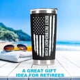 thumbnail image 4 of Best Retirement Gifts for Men Coworkers - Funny Happy Retirement Gifts for Men Teachers - Retired Gifts for Men, Cool Retirement Gifts Ideas for Doctors, 20 Oz Retirement Coffee Tumbler Cup, 4 of 6