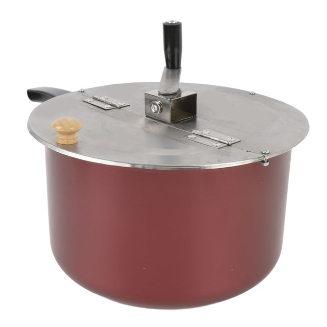 Poêle à Maïs Éclaté, Cuisinière à Gaz Manuelle Compatible avec Machine à Maïs Éclaté pour Réunions de Famille