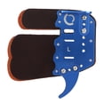 thumbnail image 1 of Archery Finger Tab, Archery Finger Tab Right Hand Sweat Resistant Protecting Fingers Blue Rustic  for Shooting Practice for Hunting Enthusiasts M Fits 18-19CM Palm Bottom to, 1 of 7