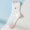 white, variant on Sports Comfortable Embroidery Daisy Solid color Flower Pattern College Style Socks Cotton Female Hosiery Korea Style Mid-tube Socks Women Socks WHITE
