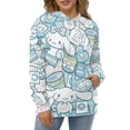 thumbnail image 5 of Cinnamoroll Hoodie 3D Print Pullover Hooded Long Sleeve Sweatshirts Tops Blouse with Pocket for Mens Womens, 5 of 8