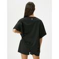 thumbnail image 2 of Sport Oversized T-Shirt Extra Long Printed Crew Neck, 2 of 6