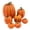 Orange, variant on Summercome 7Pcs Artificial Pumpkins Decorations Faux Foam Fall Harvest Pumpkin Halloween Thanksgiving Decor Indoor for Home, White