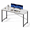 White, variant on Atilioo 40" Computer Desk, PC Table with 2 Fabric Drawers & Headphone Hook, Sturdy Metal Frame, Easy Assembly for Home Office, Black