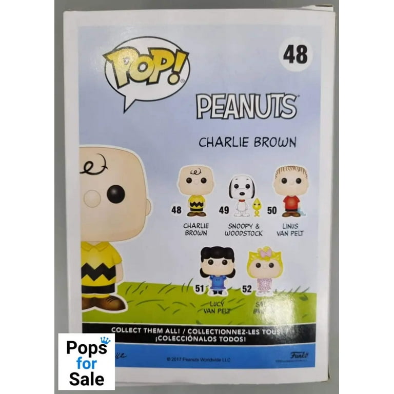 48 Charlie Brown (Holiday) - Peanuts Funko POP - Walmart.com