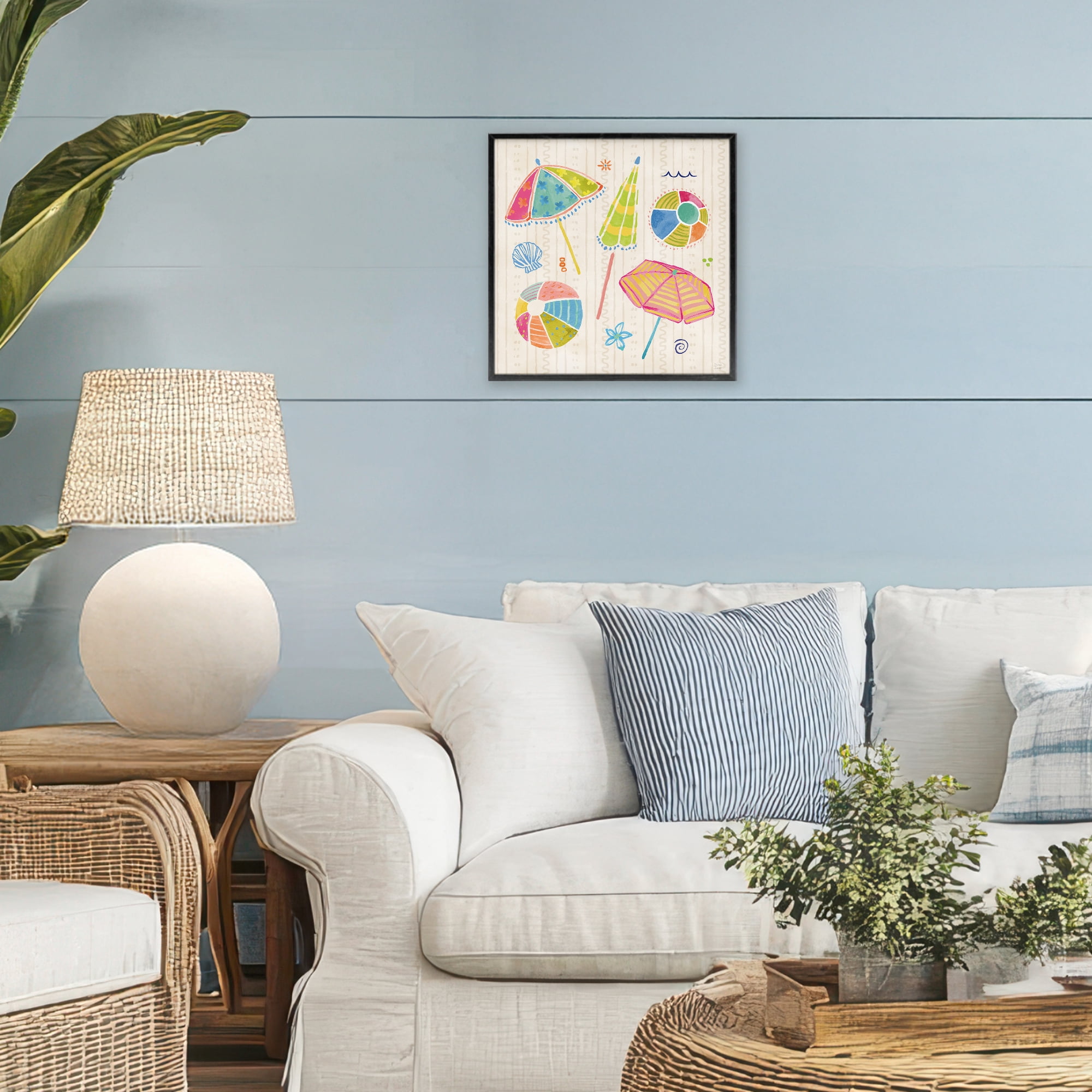 Stupell Industries Fine In The Sunshine Black Framed Giclee Art, design by Dina June