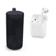 thumbnail image 1 of Combo bocina bluetooth con radio FM negro + audifonos inalambricos, 1 of 5