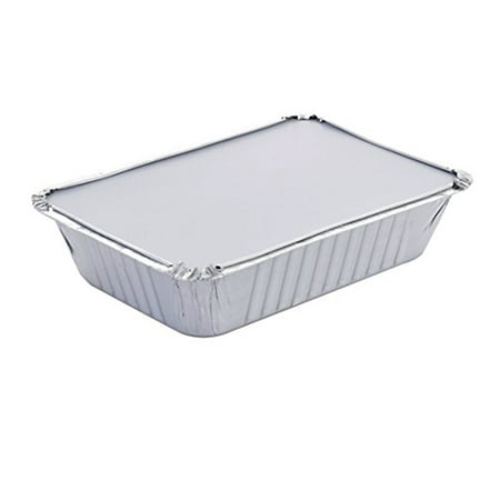 - Takeout Pans - Disposable Aluminum Foil Take-out Containers with Lids, Standard Size (Pack of 10)