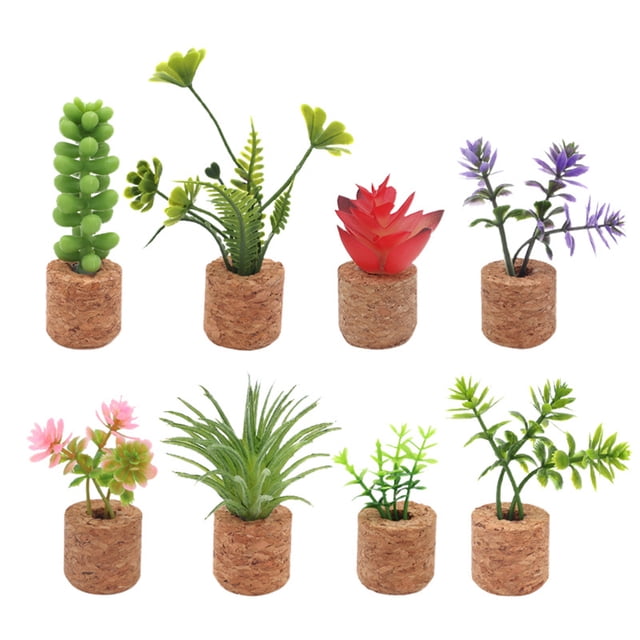 Eigraketly Imanes de nevera de plantas, pegatina para refrigerador, decoración, imán para nevera, muebles para el hogar elegantes Artesanía 8 Uds.
