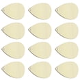 thumbnail image 3 of Pungan Unfinished Wood Teardrop Earring Blanks 50Pcs DIY Jewelry Making Home Decor,2.17"X1.46"X0.08", 3 of 10