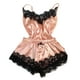 thumbnail image 1 of Gibobby Conjunto de lencería de encaje Conjunto de ropa interior de encaje para mujer, conjunto de ropa interior y ropa interior de encaje con correa, lencería sexy(Rosa, XXG), 1 of 3