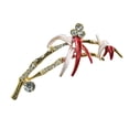 thumbnail image 1 of Broche Sunnimix de bambú rojo para boda, 1 of 8