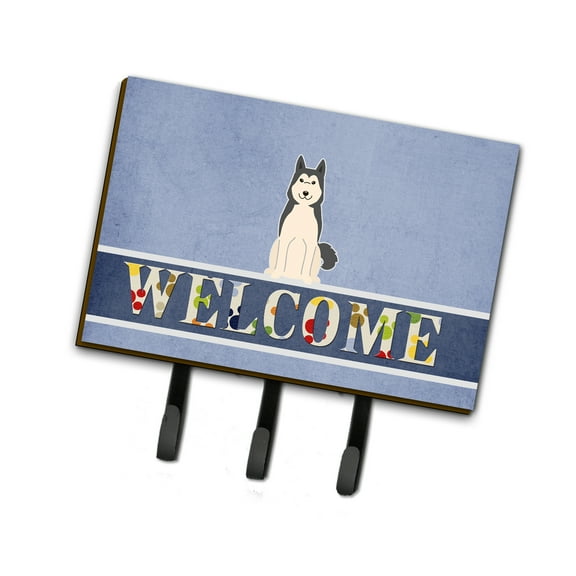 Carolines Treasures BB5606TH68 West Siberian Laika Spitz Welcome Leash or Key Holder Triple multicolor