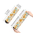 thumbnail image 4 of Pofeuu Whimsical Fox Floral Garden Print 30cm Socks, Adult Running Hiking Socks for Youth and Adult, 4 of 7