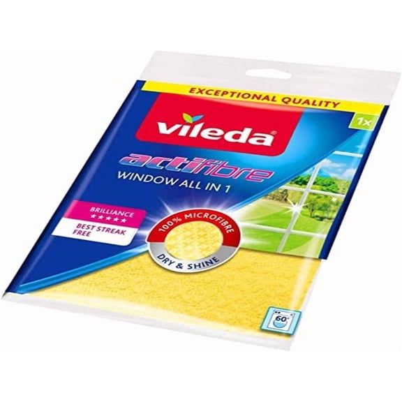 Actifibre Cloth for Cleaning Glass – Yellow
