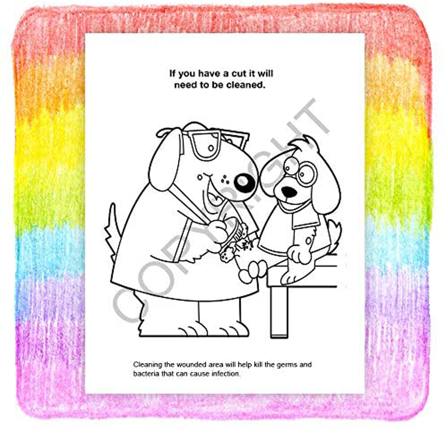 ZoCo: 25 Pack - A Trip to The Urgent Care Center - Kid's Educational Coloring & Activity Books