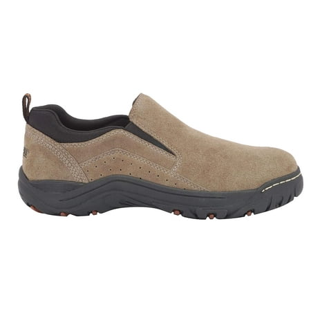 Khombu - KHOMBU Mens Hiking Shoes Laceless Suede Water Resistant Boots ...