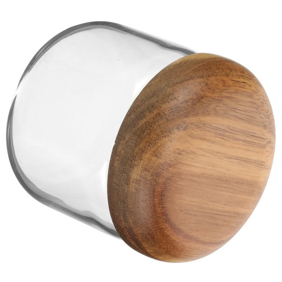 Sealed Jar Glass Honey Wood Wooden Lid Jars Storage Container Kitchen Dried Fruit