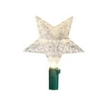 thumbnail image 3 of Holiday Time 50-Count Warm White LED Star Christmas Lights, with Green Wire, 10.5', 3 of 4