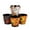 B, variant on Random Patterns Iron Halloween Candy Buckets, Pumpkin Storage Pail Halloween Candy Sorting Iron Pail Children Carry Iron Mini Pail for Halloween Party Decorations