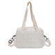 thumbnail image 2 of Bolsa bandolera de moda totes acolchados de gran capacidad para mujer (Blanco) Ndcxsfigh Para Estrenar, 2 of 9
