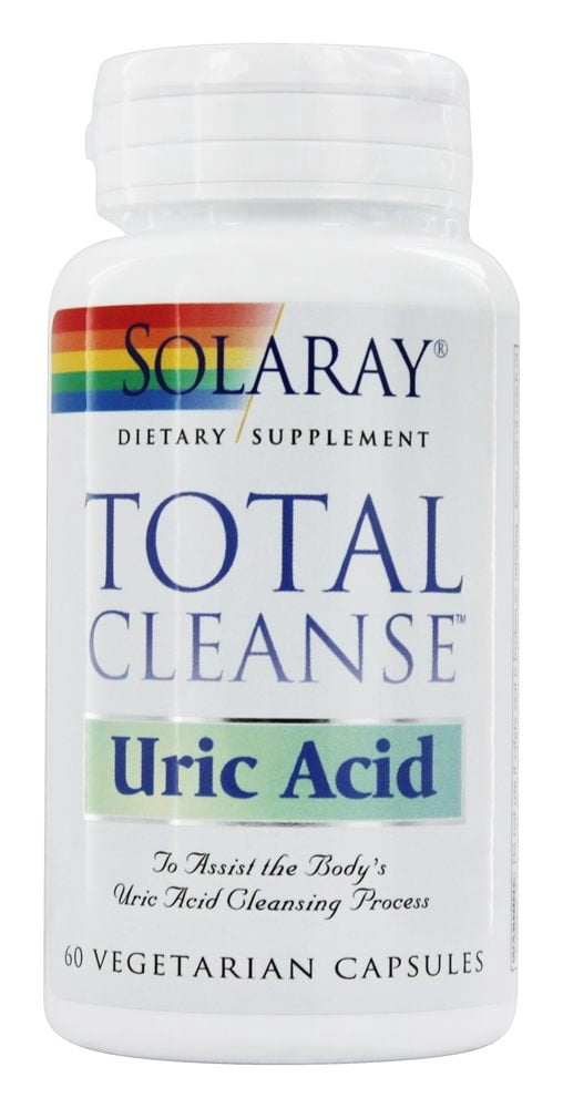 Solaray - Total Cleanse Uric Acid - 60 Vegetarian Capsules