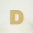 thumbnail image 3 of Package of 1, 16 Inch X 3/4" Thickness MDF Letter D in The Arial Font, Thick, Upper Case for Art & Craft Project, Made in USA, 3 of 4