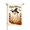 Color 4, variant on Halloween Garden Flag Cute Ghosts And Pumpkins Halloween Linen Fall Garden Flags for Outside 12x18 inch