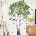 thumbnail image 5 of Calcomanía extraíble para pared de árbol, decoración artística DIY, Mural, decoración verde para sala de estar, dormitorio, ventana, gabinete TUNC Sencillez, 5 of 5