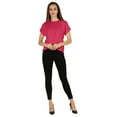 thumbnail image 2 of Inkmeso T-shirt à Épaules Tombantes et Col Rond pour Femmes, Coupe Décontractée pour l'Été, 2 of 7