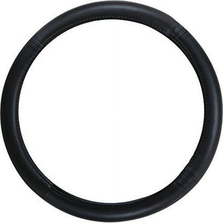 Pilot SW-101 Genuine Black Leather Steering Wheel Cover