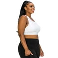 thumbnail image 2 of Women's Triple Threat Activewear Sports Bra - Bright White, XL, 2 of 5