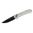 thumbnail image 3 of Ozark Trail 7.5-inch Folding Stainless Steel Knife with White Handle and Drop Point Blade, 3 of 11