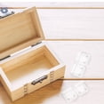 thumbnail image 3 of Mobutofu 10Pcs Easy-to-Install Acrylic Hinges Box Hinges for Home Decor White, 3 of 7